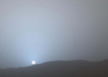 Güneş Mars’ta böyle batıyor