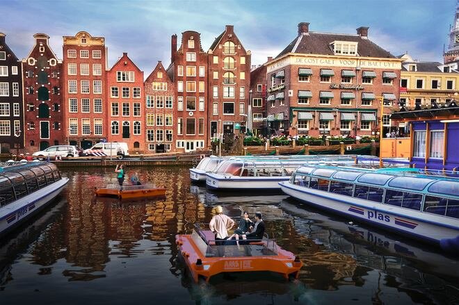 Sürücüsüz botlar, Amsterdam'ı altın çağına döndürecek