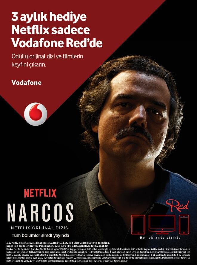 Vodafone, Netflix tarifelerini tanıttı