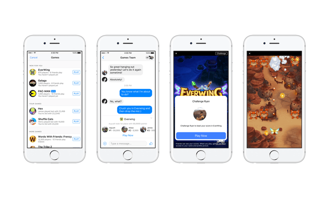 Facebook ve Messenger'a yeni oyunlar geldi