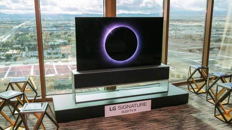 LG kıvrılabilir televizyon