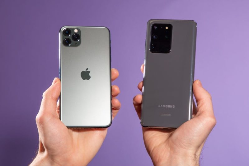 samsung galaxy s20 vs iphone 11