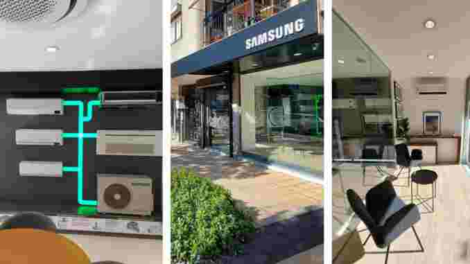 Samsung Türkiye ilk klima mağazası