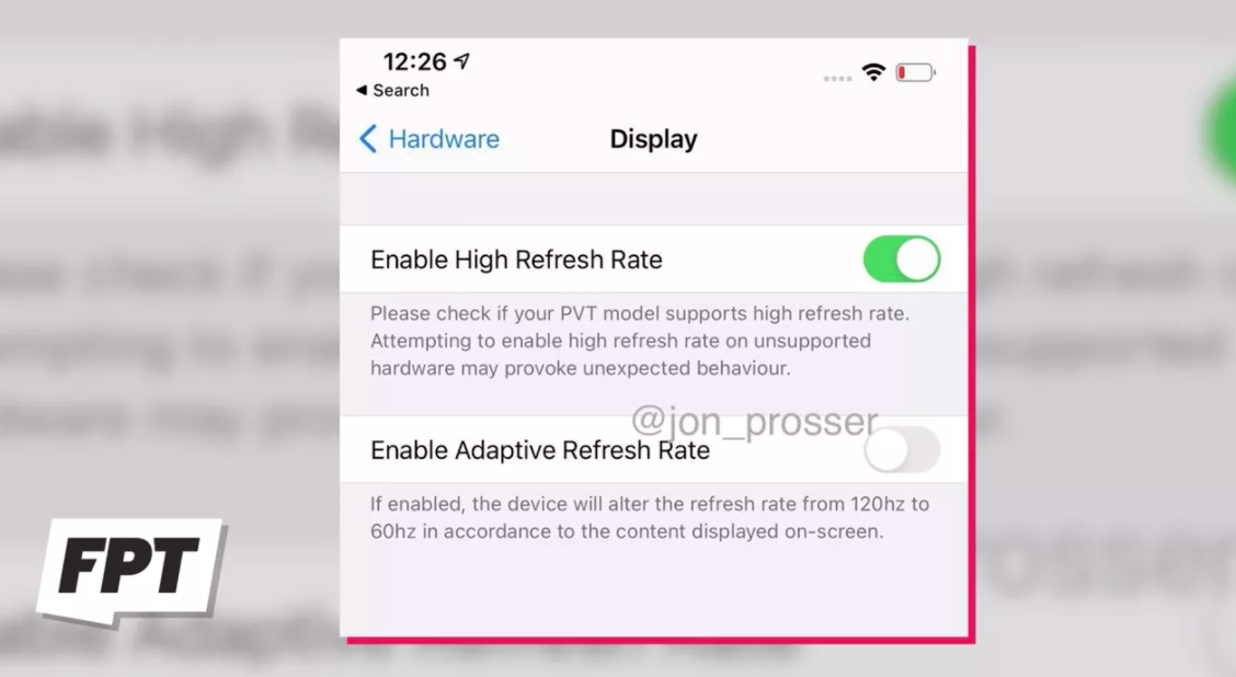 iPhone 12 ekran yenileme hızı 60 Hz ile sınırlı olabilir