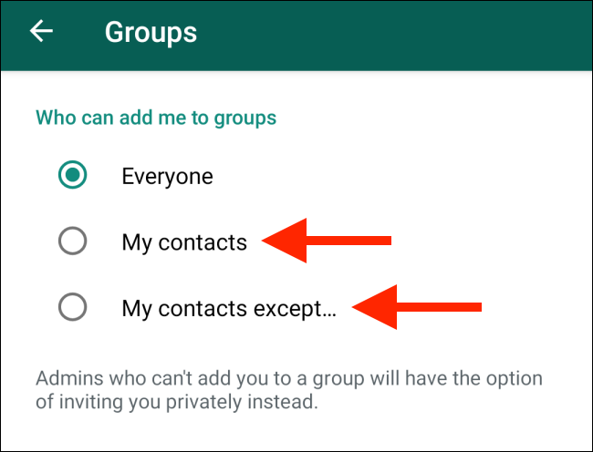 WhatsApp grup daveti engelleme [Nasıl Yapılır]