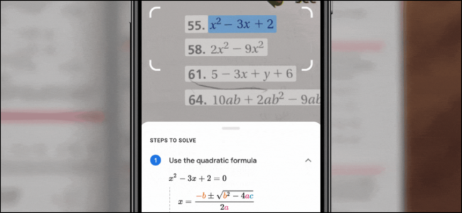 Google Lens ile matematik sorusu çözme [Nasıl Yapılır]