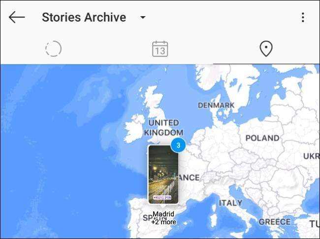 Tüm Instagram hikayelerini haritada görüntüleme