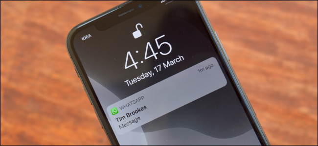 iPhone WhatsApp bildirim önizlemesi kapatma