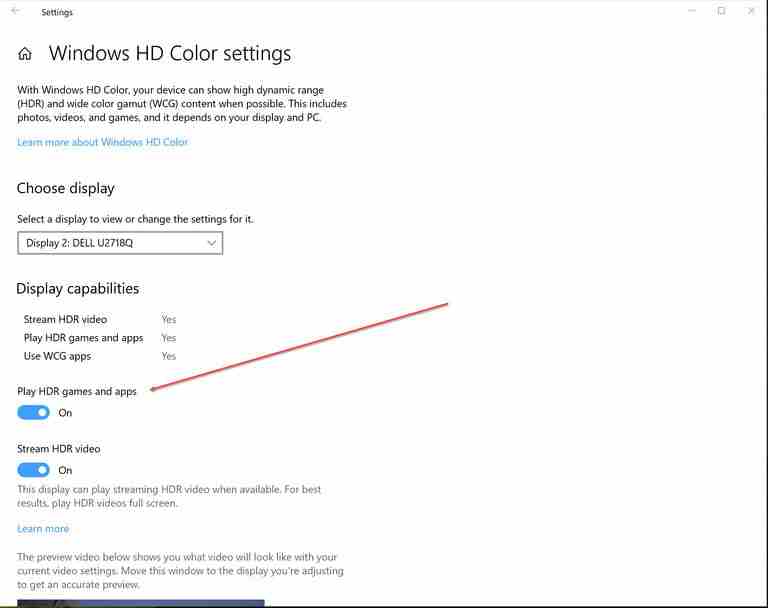 Windows 10’da HDR nasıl açılır?