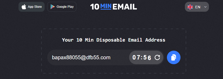 10 dakikalık e-posta hesabı nasıl alınır?