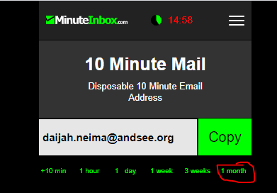 10 dakikalık e-posta hesabı nasıl alınır