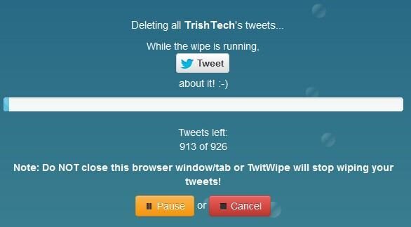 Toplu tweet silme araçları