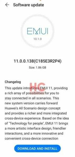 Huawei Mate 20, EMUI 11 güncellemesini almaya başladı