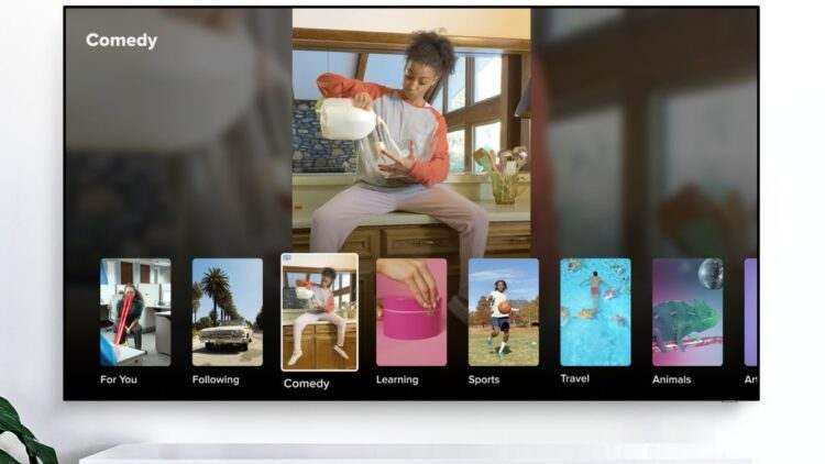 TikTok, Android TV uygulaması ile TV'lere geliyor