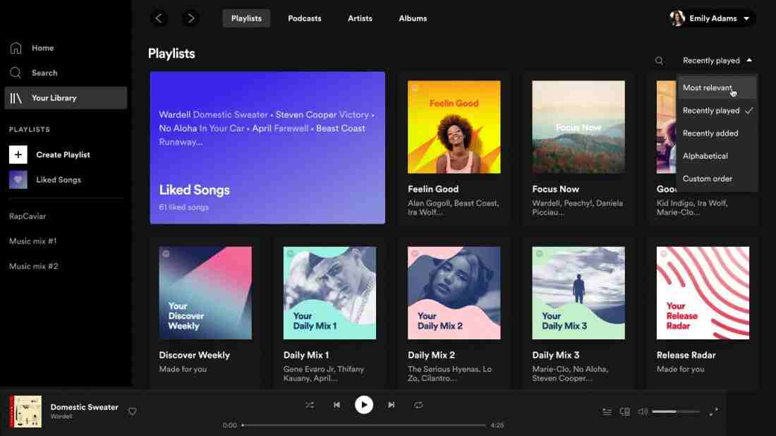 Spotify, masaüstü uygulaması ve web oynatıcı için yeni tasarım sunuyor