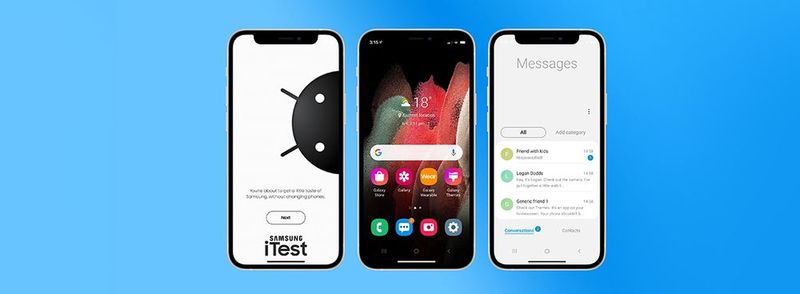 Samsung'un yeni uygulaması iTest, iPhone'un Galaxy arayüzünü kullanmasına izin verecek