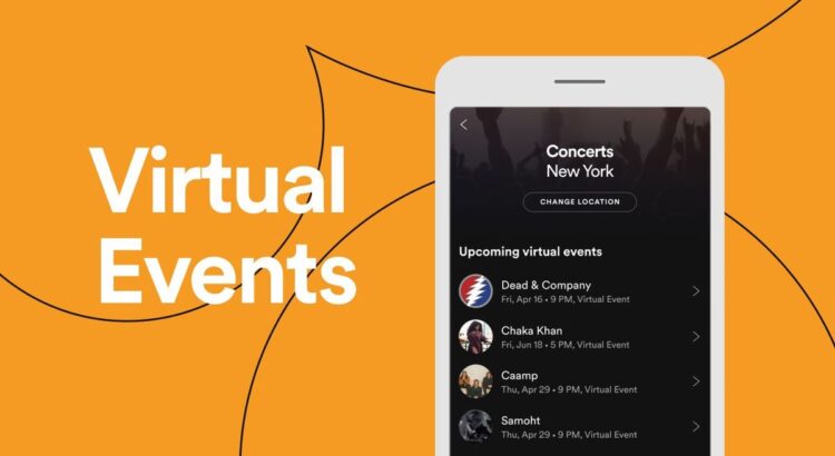 Spotify, sanatçıların sanal etkinliklerinin takibini kolaylaştıracak