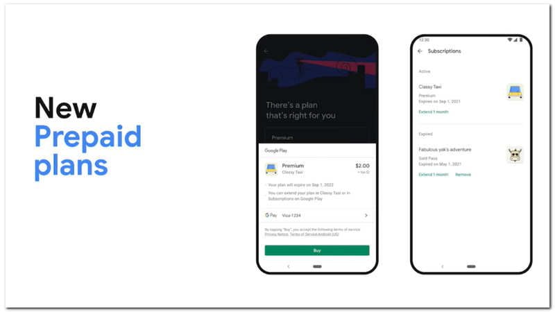 Google Play, premium uygulamalar için bir ön ödemeli plan sistemine sahip olacak