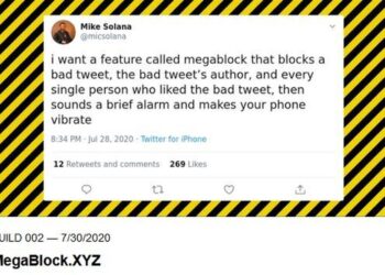 MegaBlock: Twitter'da tweet'i beğenen herkesi engellemek için kullanışlı bir araç