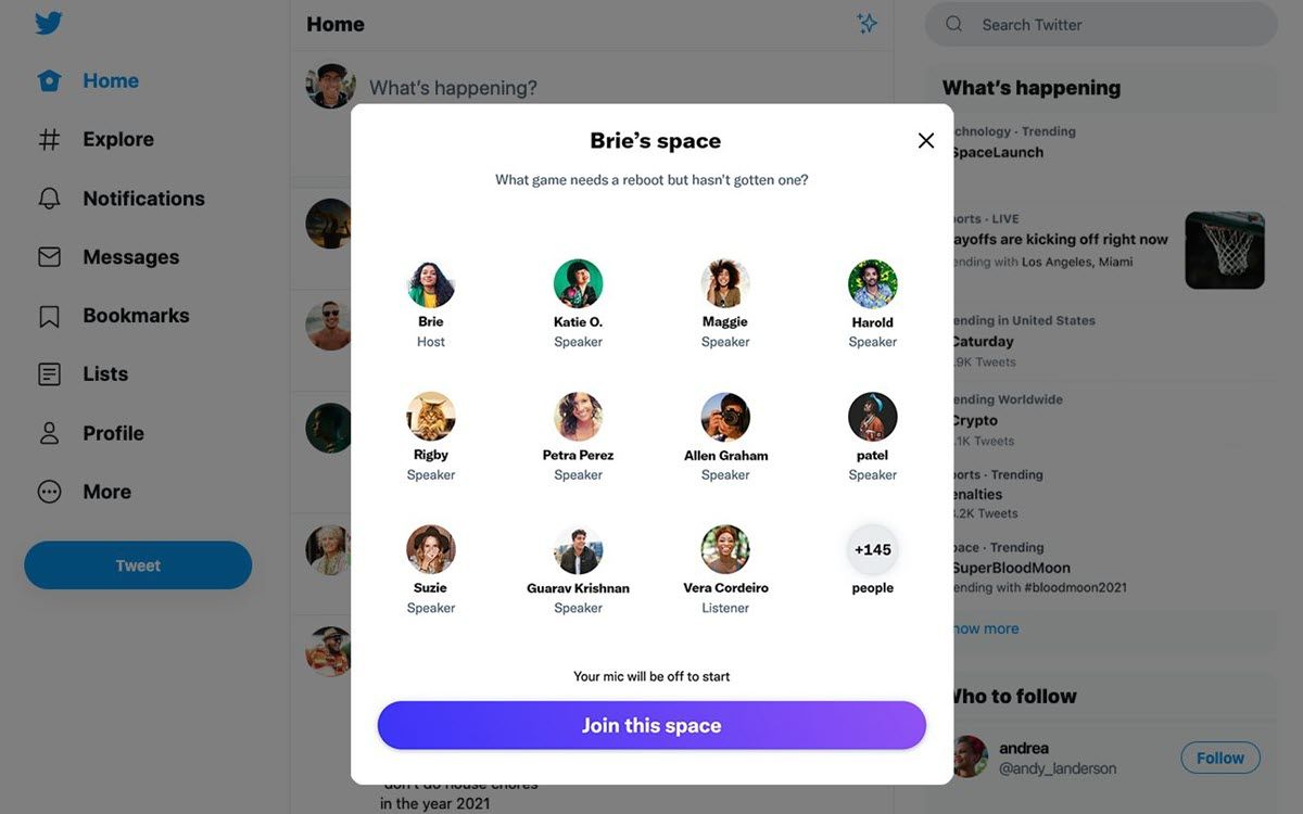 Twitter Spaces artık web'den ses odalarına katılmanıza izin veriyor