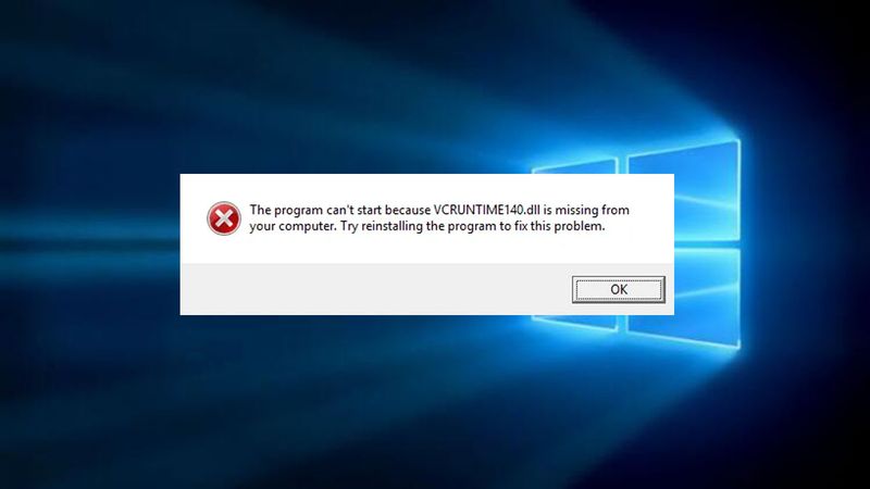 Windows 10'da VCRUNTIME140.DLL dosyası eksik hatası çözümü