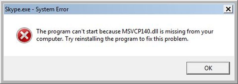 Windows 10'da MSVCP140.DLL dosyası eksik hatası düzeltme