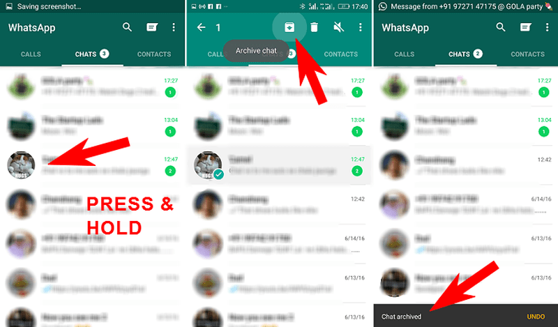 Android ve iOS'ta WhatsApp konuşmalarını gizleme