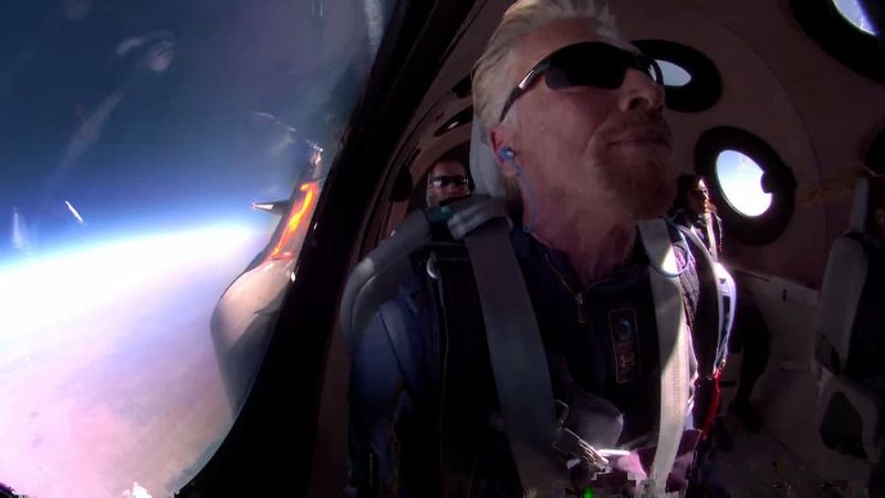 Richard Branson VSS Unity ile uzay seyahati hayalini gerçeğe dönüştürdü