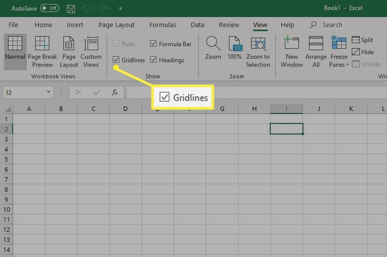 Excel kılavuz çizgileri yazdırma