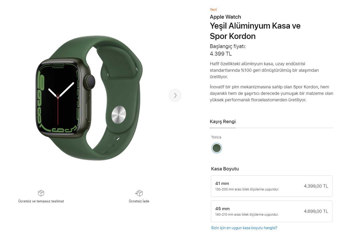 Apple Watch Series 7 satışa çıktı: İşte Türkiye fiyatları