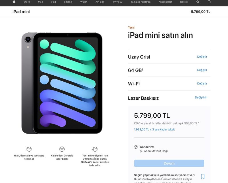 Apple Türkiye'de iPhone ve diğer tüm ürün satışlarını durdurdu