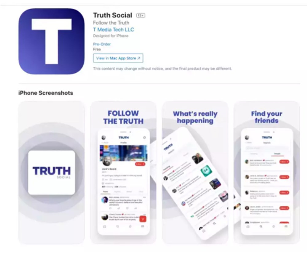 Trump'ın yeni sosyal ağı Truth Social, 21 Şubat'ta kullanıma açılıyor