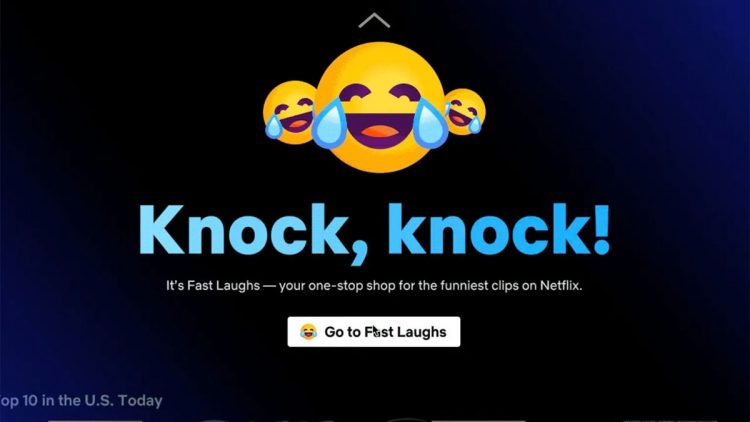 Netflix Fast Laughs özelliği televizyona geliyor