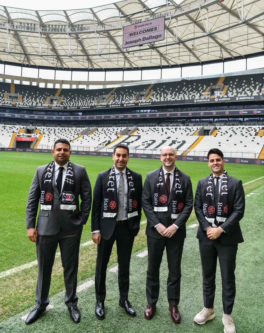 Rain Türkiye, Beşiktaş’ın yeni ana sponsoru oldu