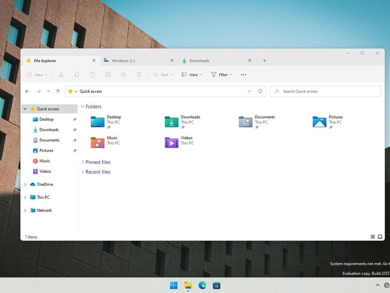 Microsoft, Windows 11 için Dosya Gezgini sekme özelliğini sonunda getiriyor