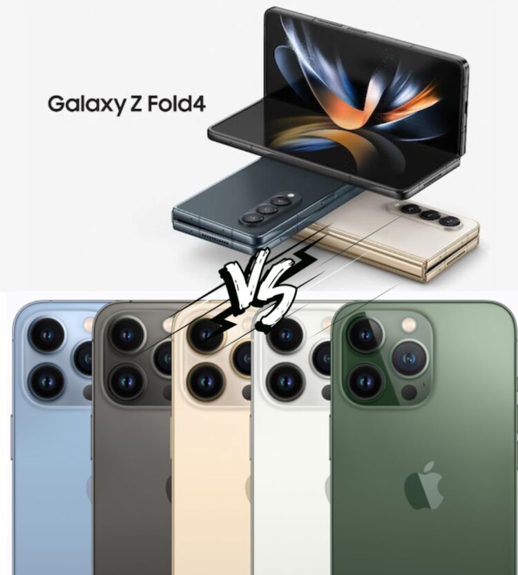 Karşılaştırma: Galaxy Z Fold 4 ve iPhone 13 Pro Max