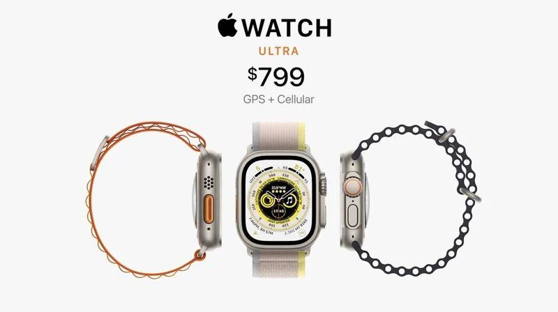 Apple Watch Ultra: Fiyatı ve çıkış tarihi Apple Watch Ultra, 23 Eylül'den itibaren 799 dolara satışa sunulacak.
