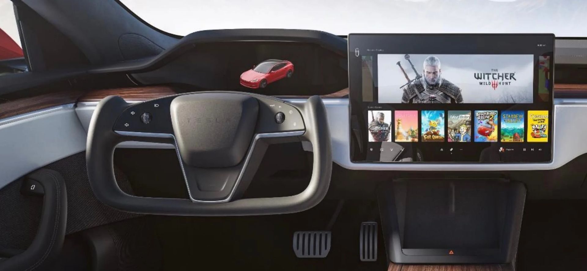 Tesla Steam entegrasyonu: Tüm oyunlar oynanabilecek