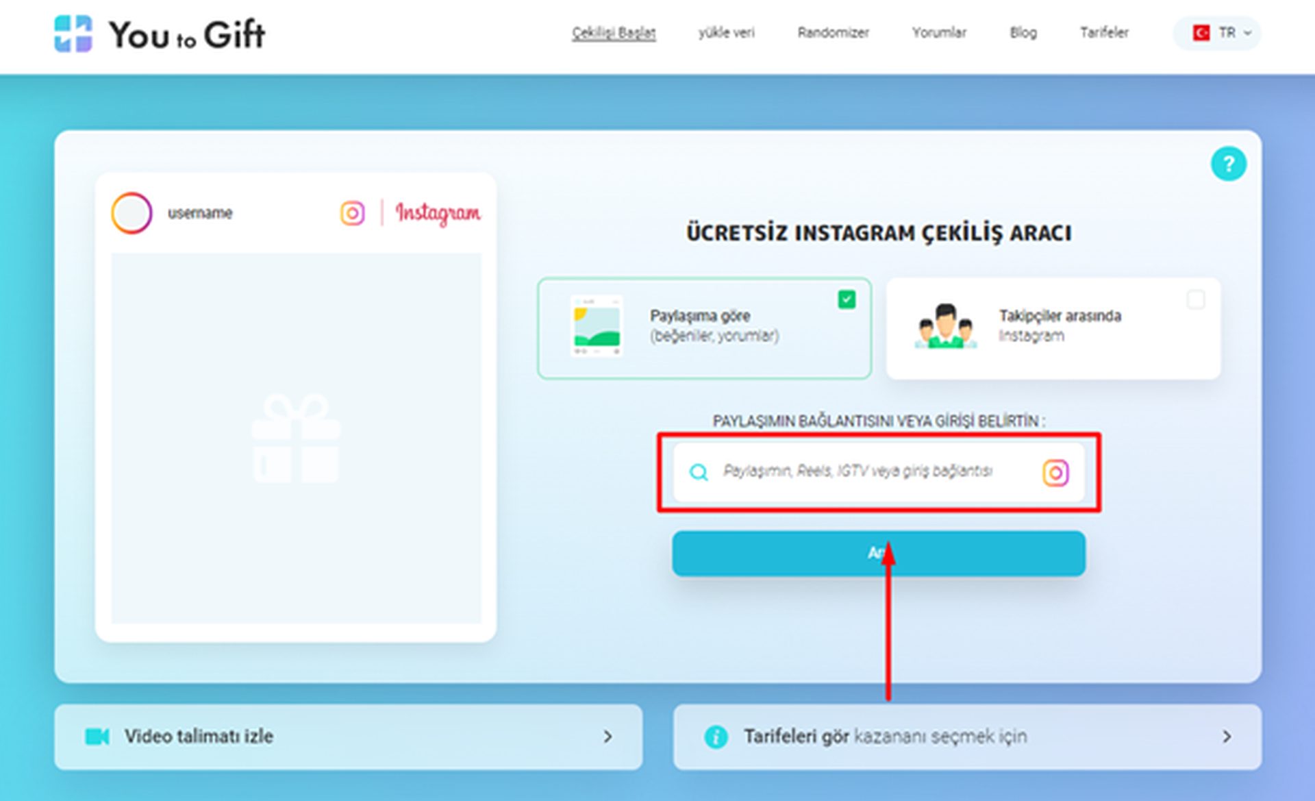 İnceleme: You to Gift ile Instagram çekilişi nasıl yapılır?