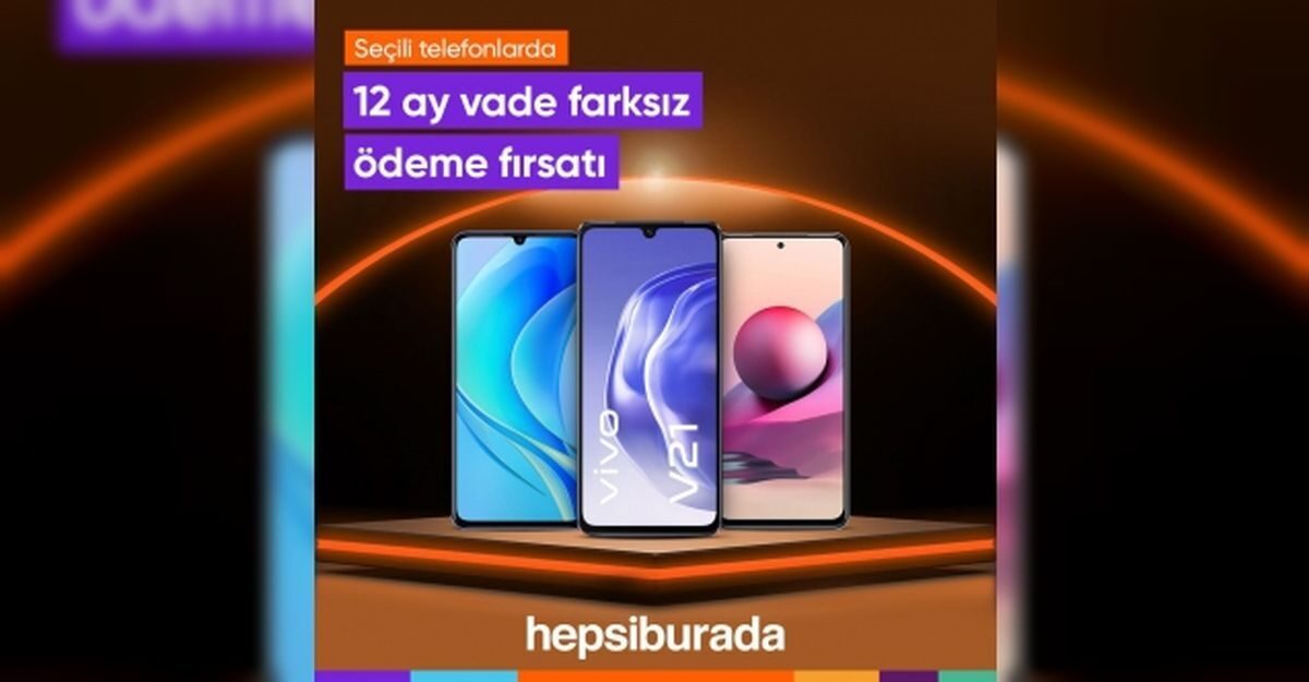 Hepsiburada alışveriş kredisi: Performans telefonlarında 12 taksit imkanı