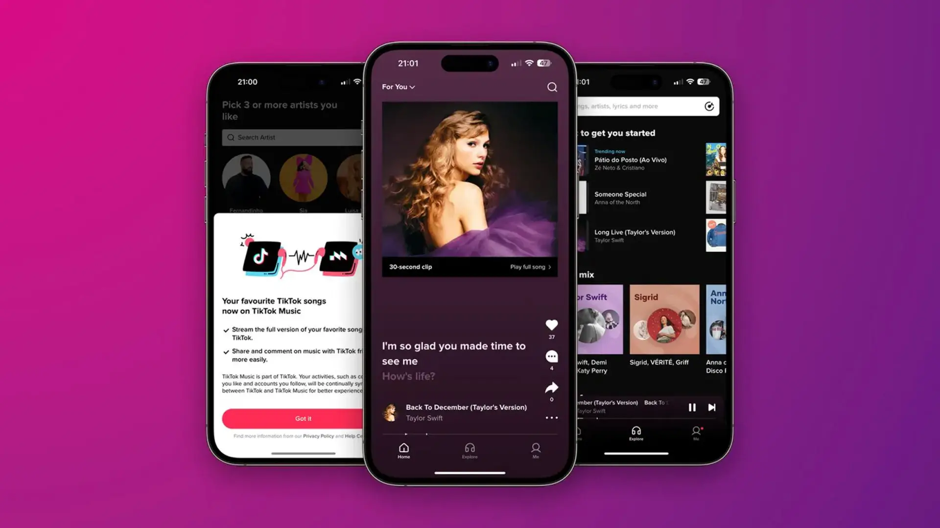 Spotify ve Apple Music'e rakip geliyor: TikTok Music