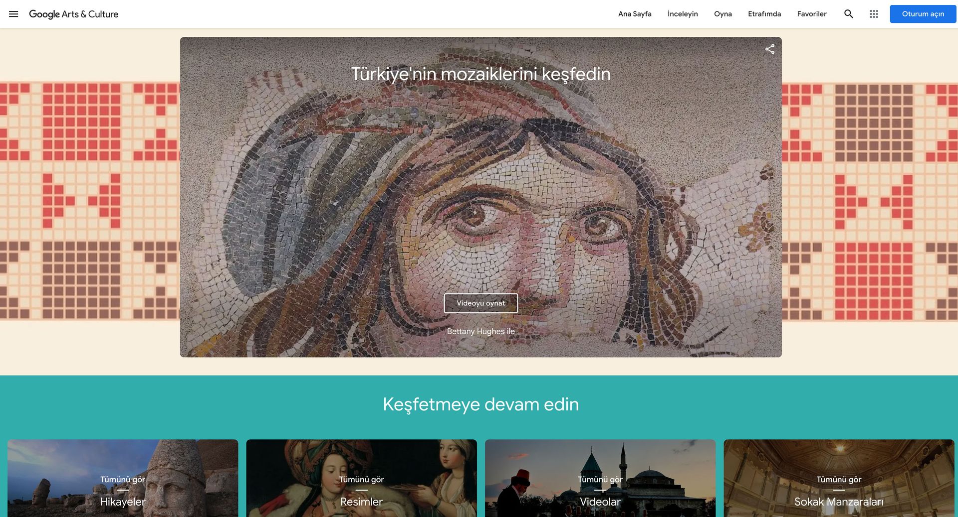 Google Arts & Culture: “Türkiye’nin Hazineleri” dijital koleksiyonu erişime açıldı