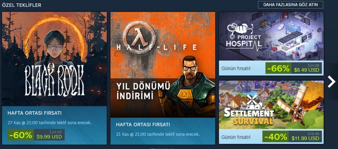 Steam, Türk Lirası ile ödeme almayı bıraktı