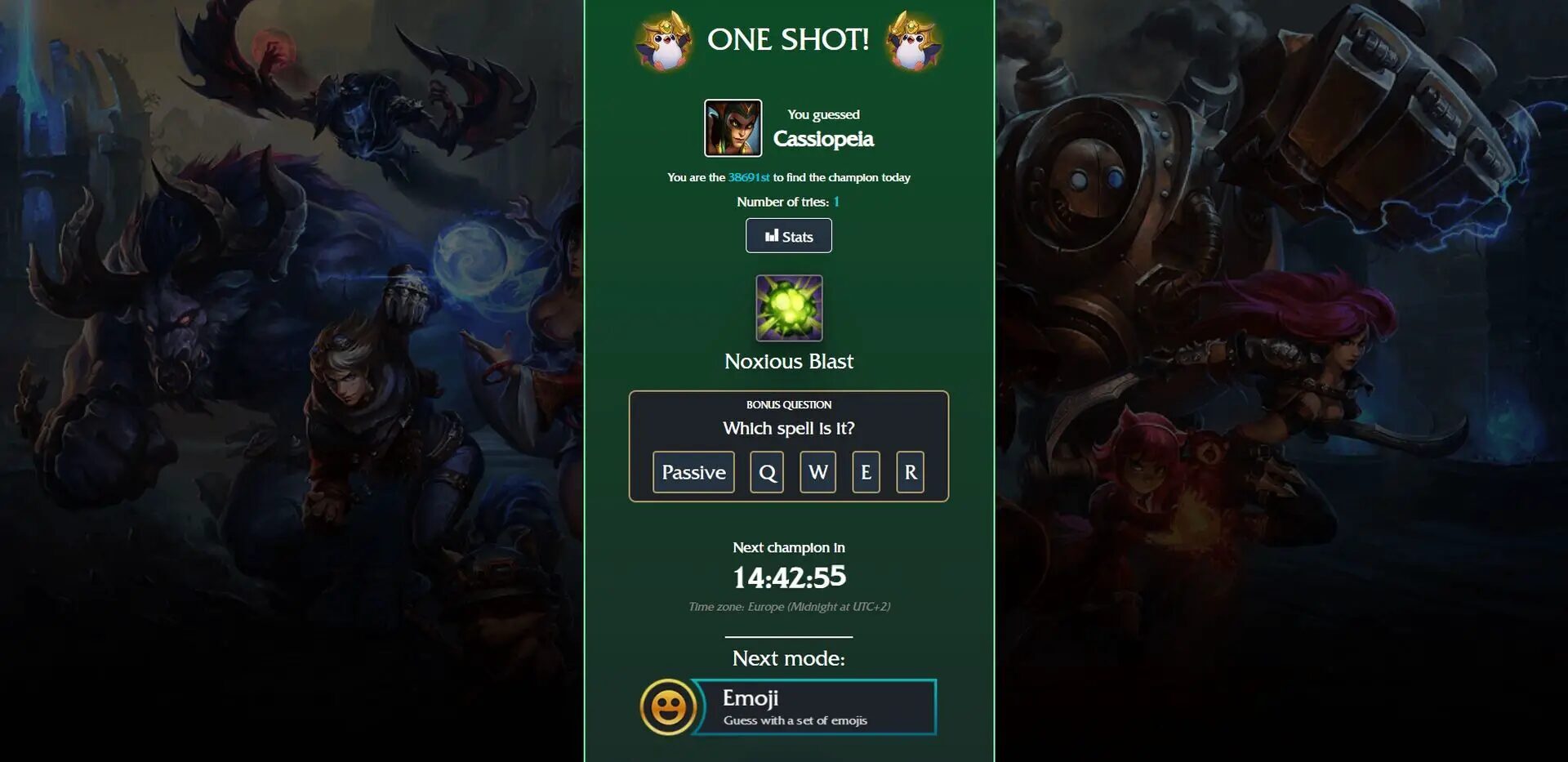 League of Legends: LoLdle cevapları (13 Aralık 2023)
