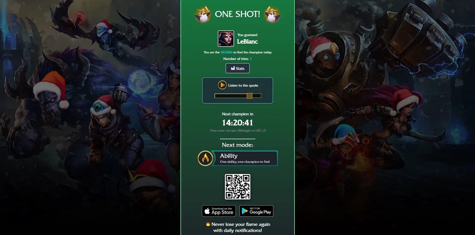 League of Legends: LoLdle cevapları (18 Aralık 2023)
