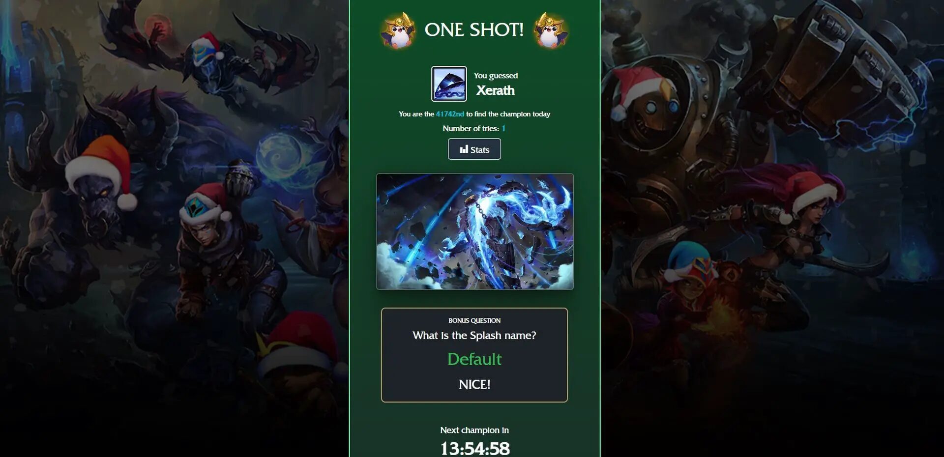 League of Legends: LoLdle cevapları (21 Aralık 2023)