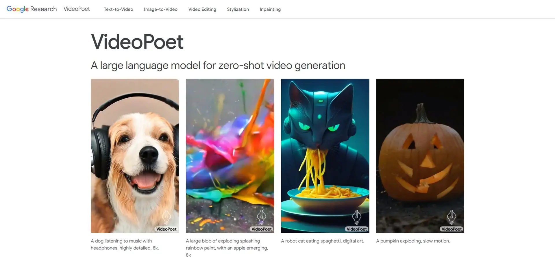 Google'ın her şeyi videoya dönüştürebilen yapay zekası: VideoPoet 3 Google VideoPoet nedir?
