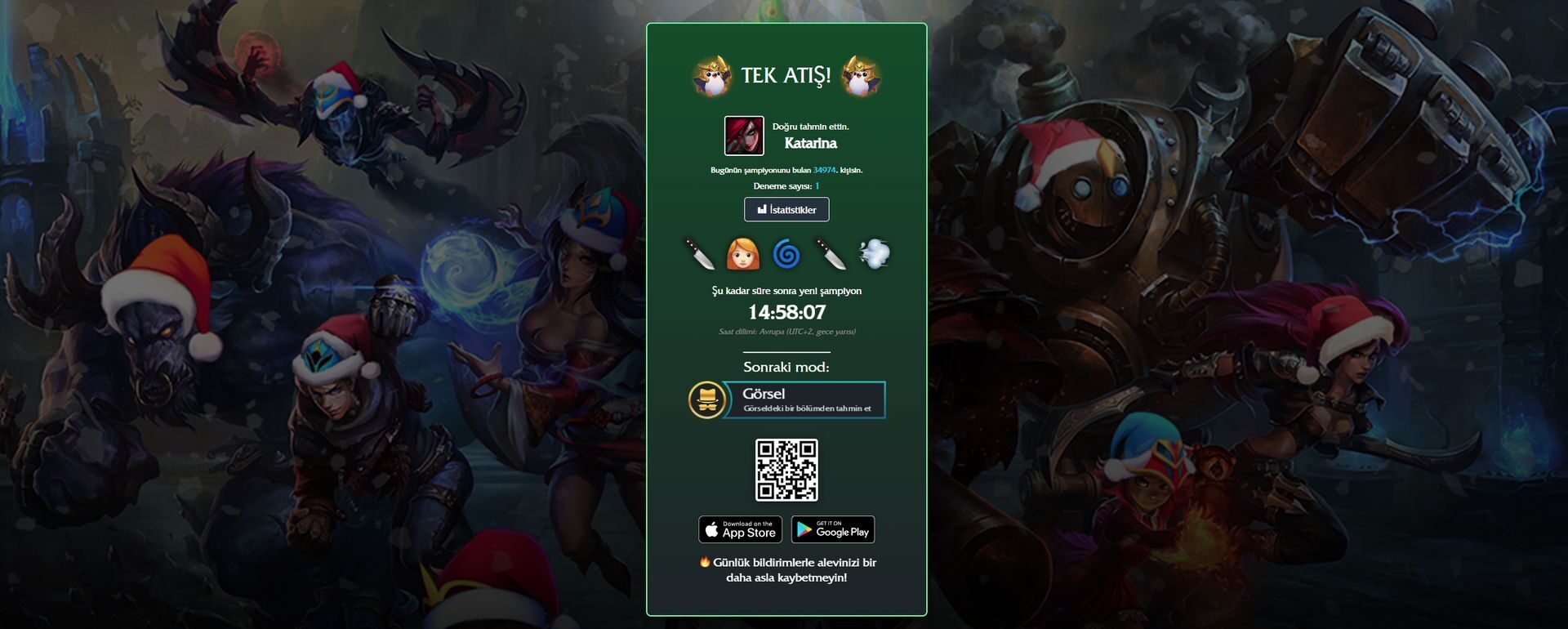 League of Legends: LoLdle cevapları (26 Aralık 2023)