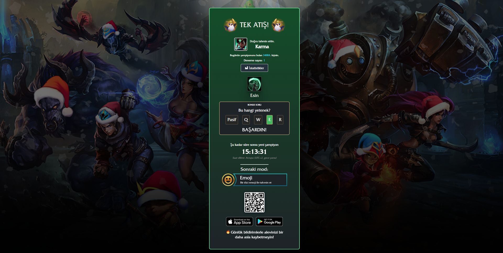 League of Legends: LoLdle cevapları (02 Ocak 2023)
