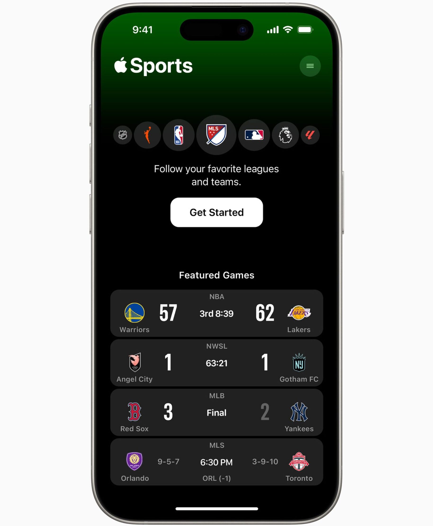 Apple, sporseverler için Apple Sports uygulamasını duyurdu